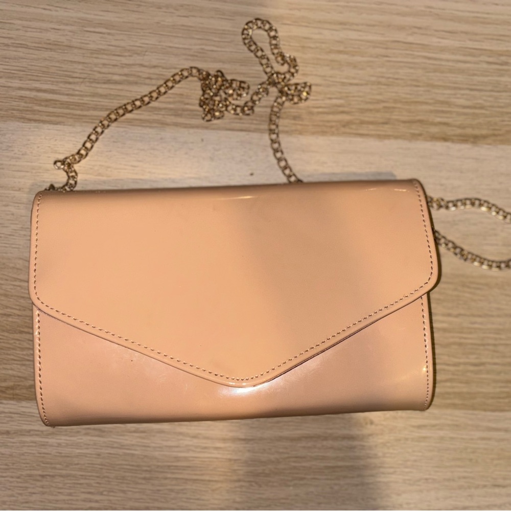 Formal Tan Clutch Bag